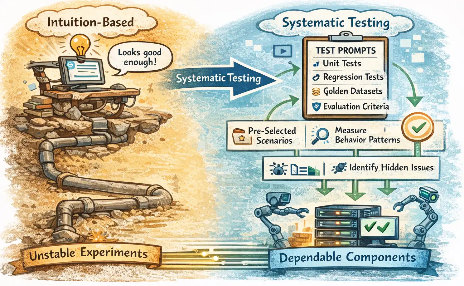 The benefits of testing prompts