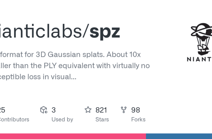 Open Source SPZ 4 Format From Niantic Spatial Scales 3D Gaussian Splats for XR, Robotics, and Web Pipelines