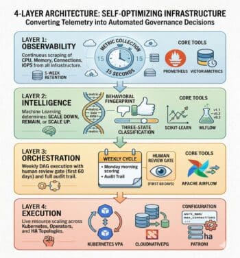 Figure 1: Self-optimising infrastructure