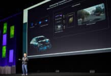 Ming-Yu Liu, vice president of Cosmos Lab at NVIDIA, presents at SIGGRAPH 2026.