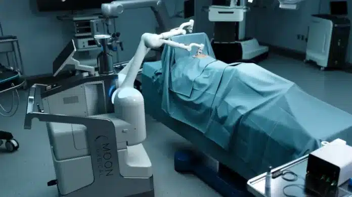 moon-surgical-robot-performing-operation photo : Nvidia.com