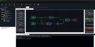 Circuit Canvas: drag-and-drop gates with live simulation feedback on the wires