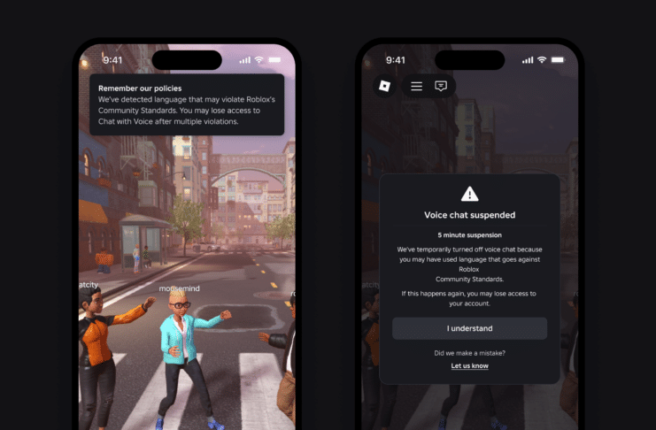 Roblox safety alerts.