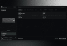 OpenMouse configuration dashboard