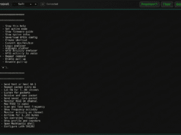 LoRa mode in the Web Serial Terminal