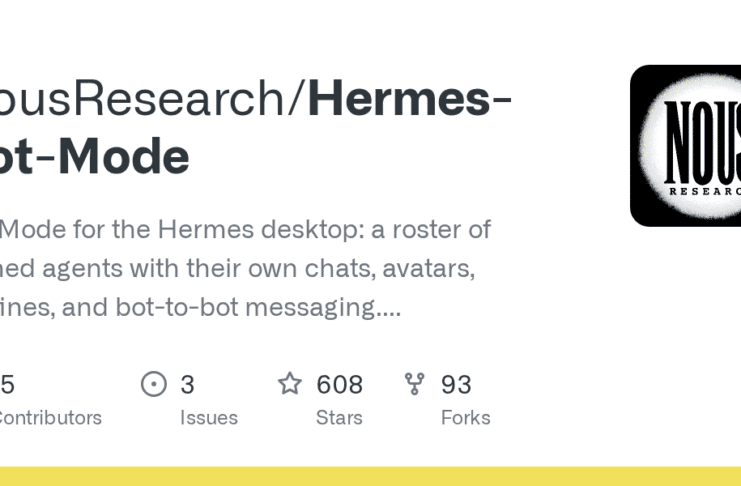 Nous Research's Bot Mode For Hermes Agent
