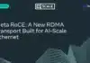 MetaRoCE open-source announcement.