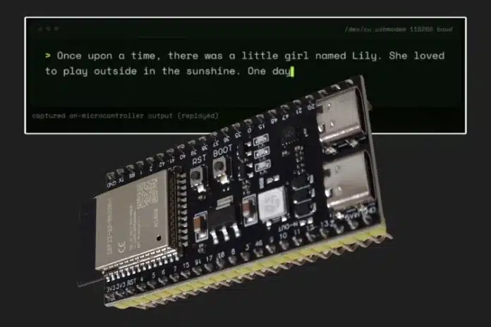 esp32-llm-google-gemma-trick ESP32-S3 Runs 28.9M-Parameter LLM On-Device