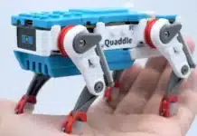 Desk Robot Moves in Every Direction Petoi Unveils Four Servo Open Source Quadruped Robot
