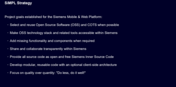 SIMPL strategy and web platform project goals