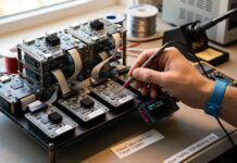 ESP-Miner 2.15.3 Fixes Frequency Warnings Validating firmware pre-release (AI illustration)