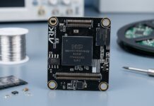 NXP Flight Controller Brings Open Pixhawk Compatibility ARKV6X-RT Flight Controller top view