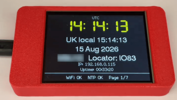ESP32 CYD Runs Ham Radio Dashboard CYD Ham Dashboard