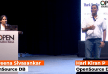 Hari Kiran, Founder & CEO, OpenSource DB, & Praveena Sivasankar, Head - Operations, OpenSource DB