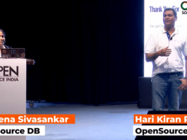 Hari Kiran, Founder & CEO, OpenSource DB, & Praveena Sivasankar, Head - Operations, OpenSource DB