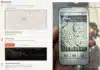 Map generation in a web browser (left) and rendering on the E Ink (right)