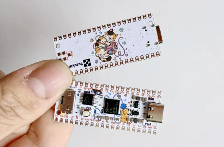 YuzukiNeko Brings Open Hardware to a Pico-Sized RISC-V Board
