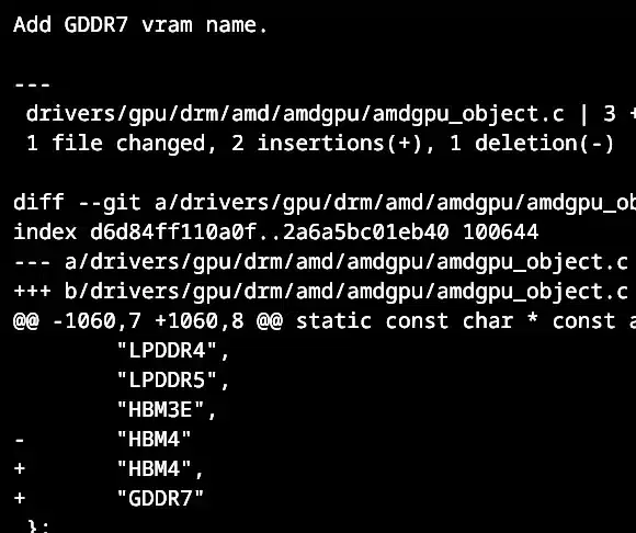 AMD GDDR7 Patch