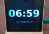video alarm clock