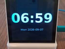 video alarm clock