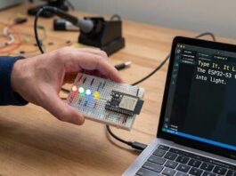 The esp32-gpio-llm project turns typed English commands into GPIO actions, entirely offline. (Image: AI Illustration)