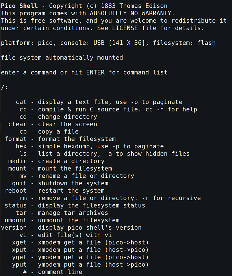 pshell terminal