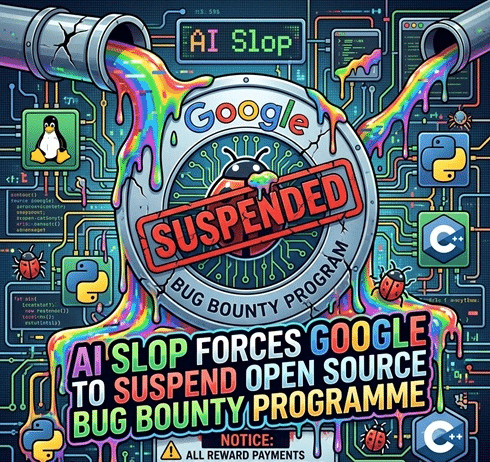 AI Slop Forces Google to Suspend Open Source Bug Bounty Programme