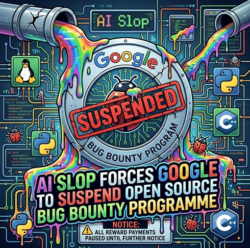 AI Slop Forces Google to Suspend Open Source Bug Bounty Programme