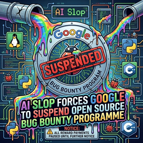 AI slop forces Google to suspend Open Source Bug Bounty Programme AI Slop Forces Google to Suspend Open Source Bug Bounty Programme