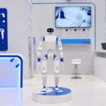 RoboParty’s RP1 humanoid robot on display at IROS 2026.