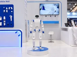 RoboParty Opens Full-Stack Humanoid RoboParty’s RP1 humanoid robot on display at IROS 2026.