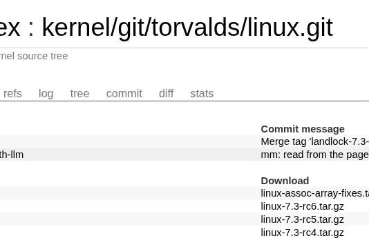 Linus Torvalds' Linux Kernel repository crediting LLMs