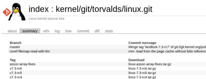 linus-torvalds-git-repository-credits-llm Linus Torvalds' Linux Kernel repository crediting LLMs