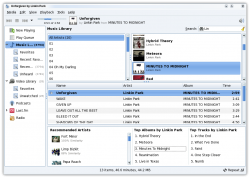 Figure 3: Banshee shows the added albums