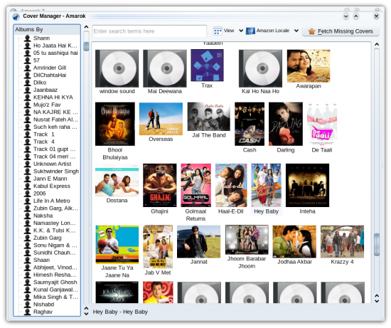 Figure 7: Amarok's cover manager