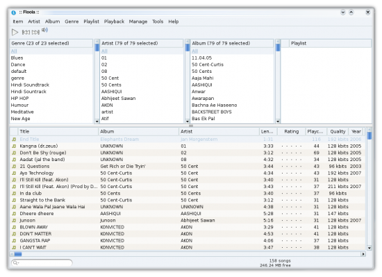 Figure 9: Floola iPod manager