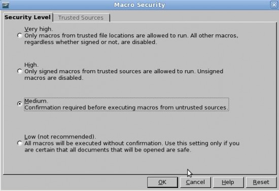 Figure 6: Security manager