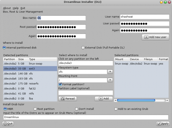 Figure 2: The DL Installer