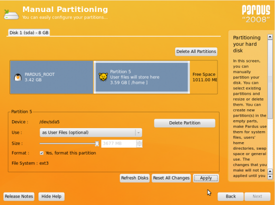 Figure 1: YALI's partitioner 