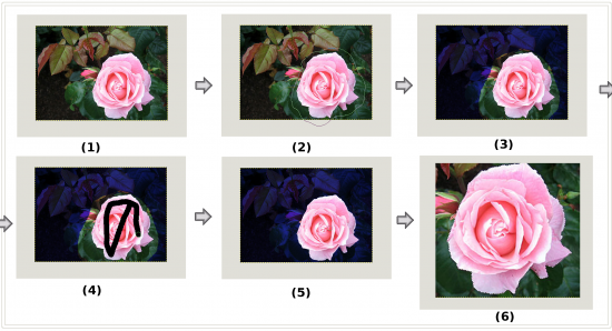 Figure 6: Isolating an image using Foreground selection