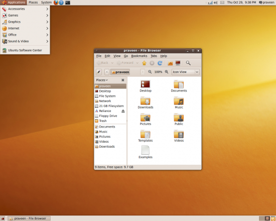 Desktop showing new design work